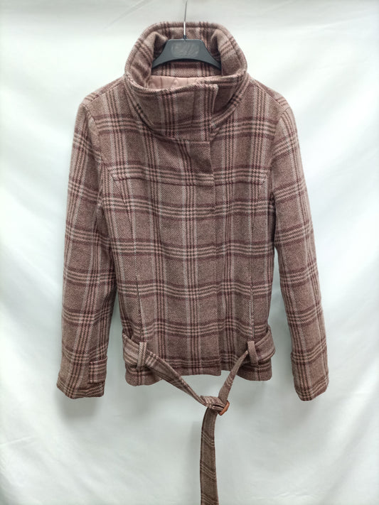 ADOLFO DOMÍNGUEZ. Pink Checkered Biker Tm