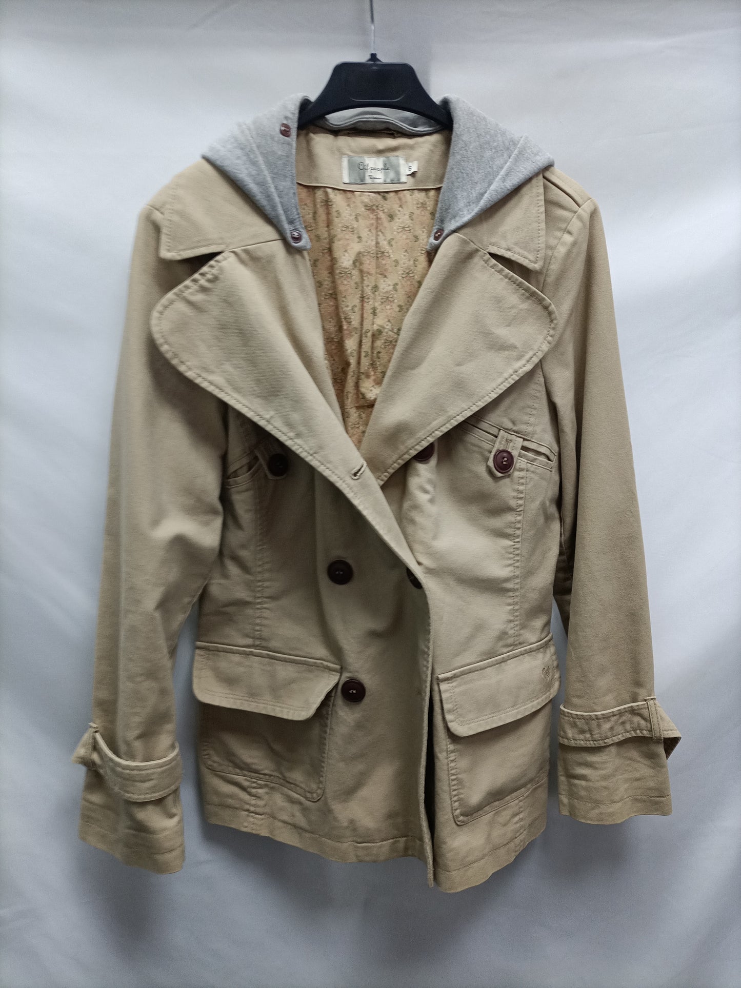 CORTEFIEL. Beige hooded blazer Ts