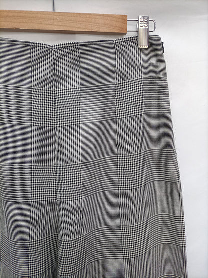 ZARA. Checked Palazzo Pants Tl