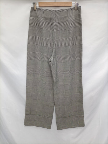 ZARA. Checked Palazzo Pants Tl