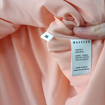 MASSCOB. Falda fluida coral  T.36