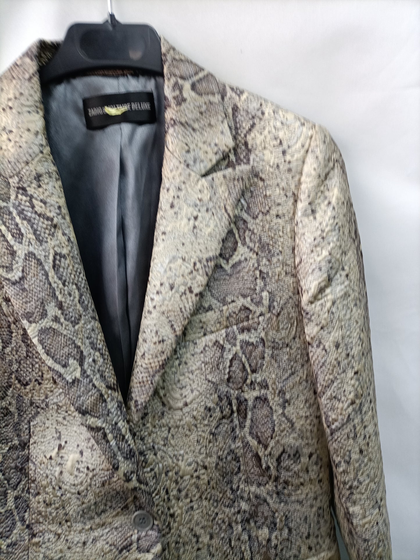 ZADIG &amp; VOLTAIRE. Animal print Ts blazer