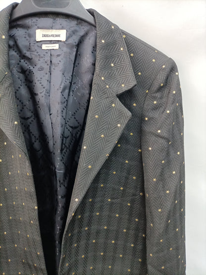 ZADIG &amp; VOLTAIRE. Black star blazer T.36