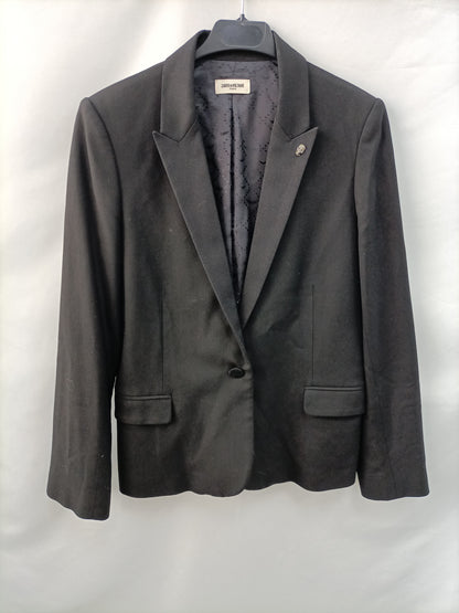 ZADIG &amp; VOLTAIRE. Black blazer T.36