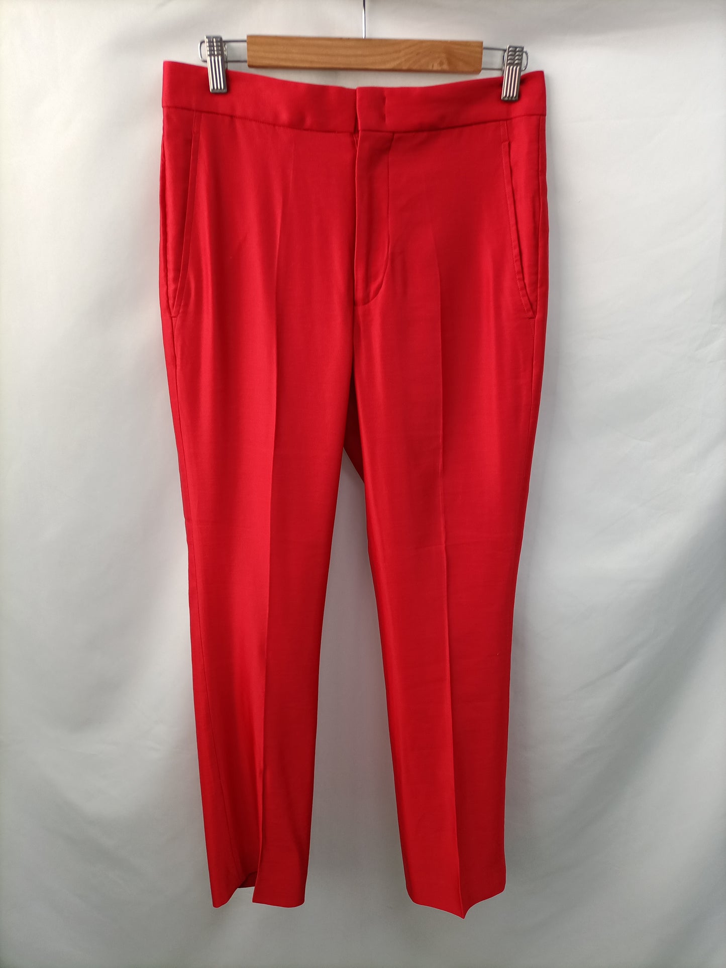 ISABEL MARANT. Pantalón de vestir roja   T.36