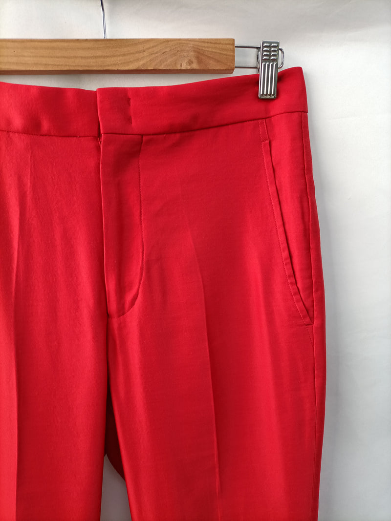 ISABEL MARANT. Pantalón de vestir roja   T.36