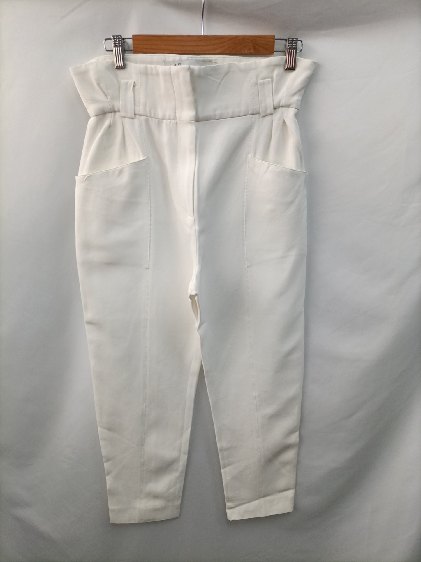 IRO. Pantalón blanco fluido  T.4 (m)