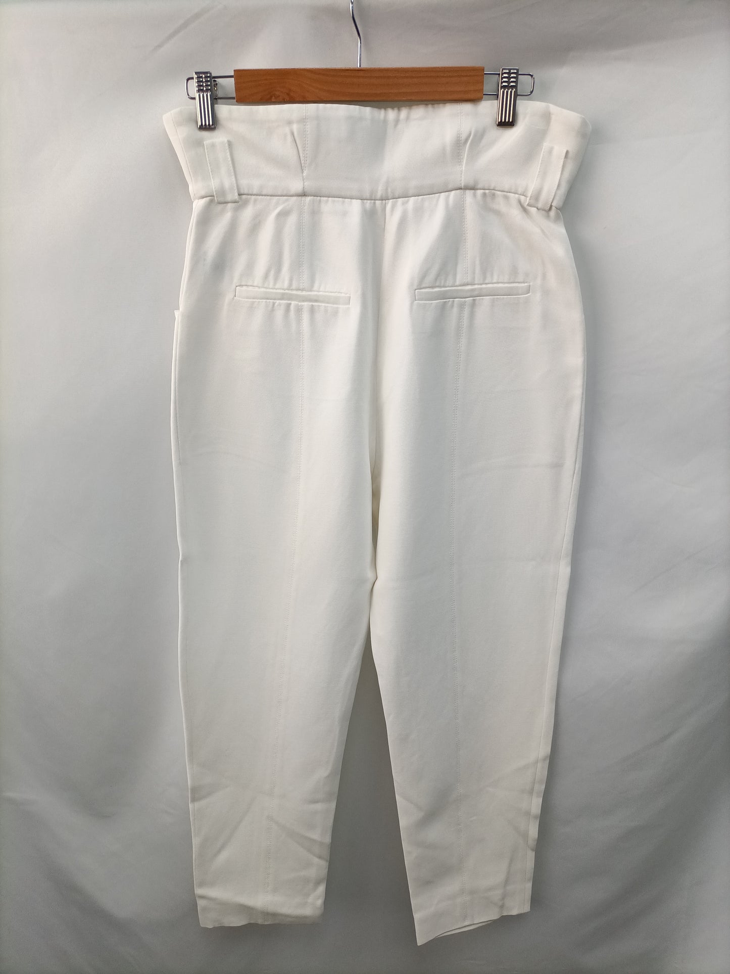 IRO. Pantalón blanco fluido  T.4 (m)