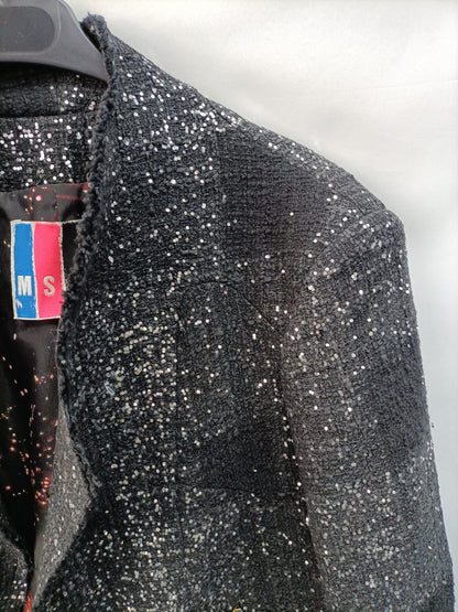 MSGM. Tweed jacket with crystals, size 42(s).