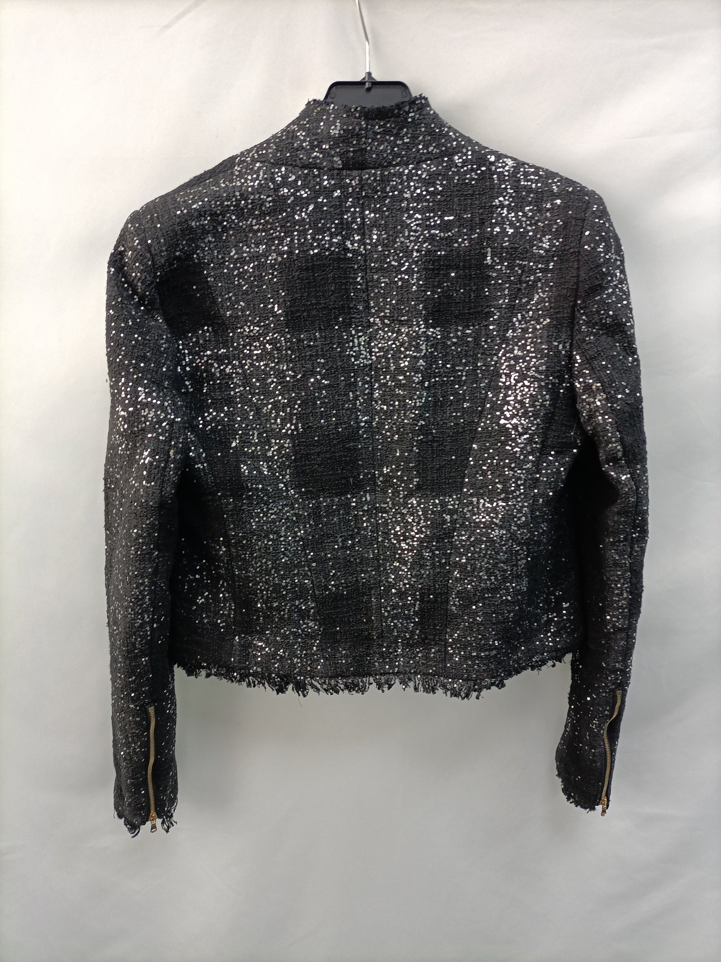 MSGM. Tweed jacket with crystals, size 42(s).