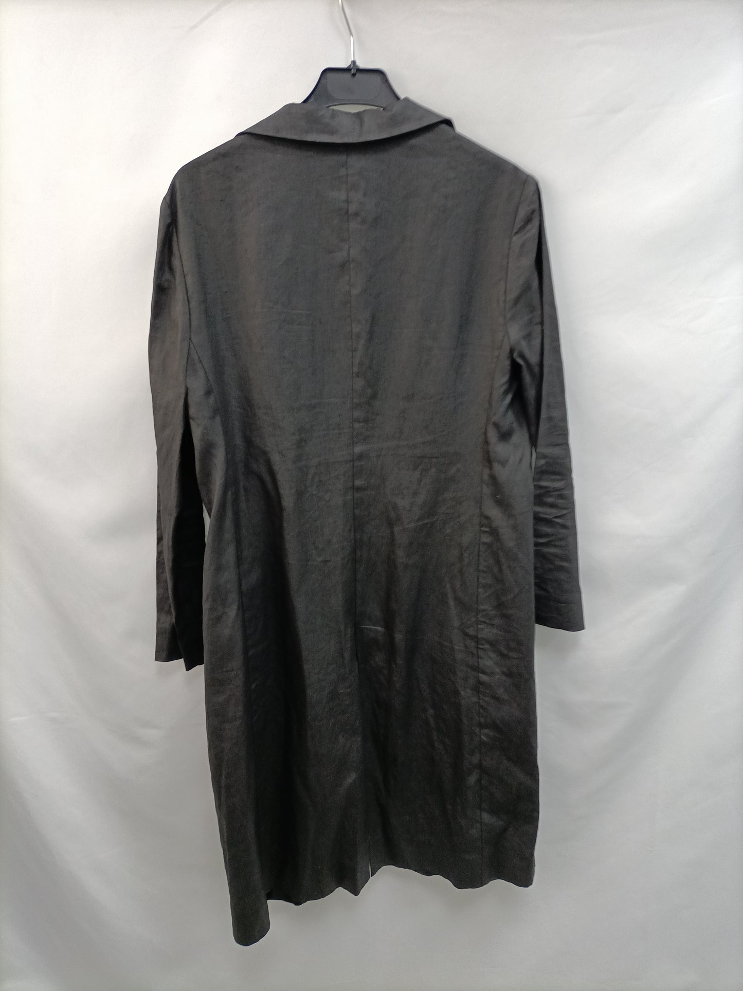 ANGEL SCHLESSER. Chaqueta lino negra T.38