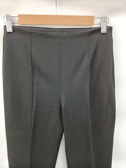 MANGO. Pantalón negro estilo de vestir T.34