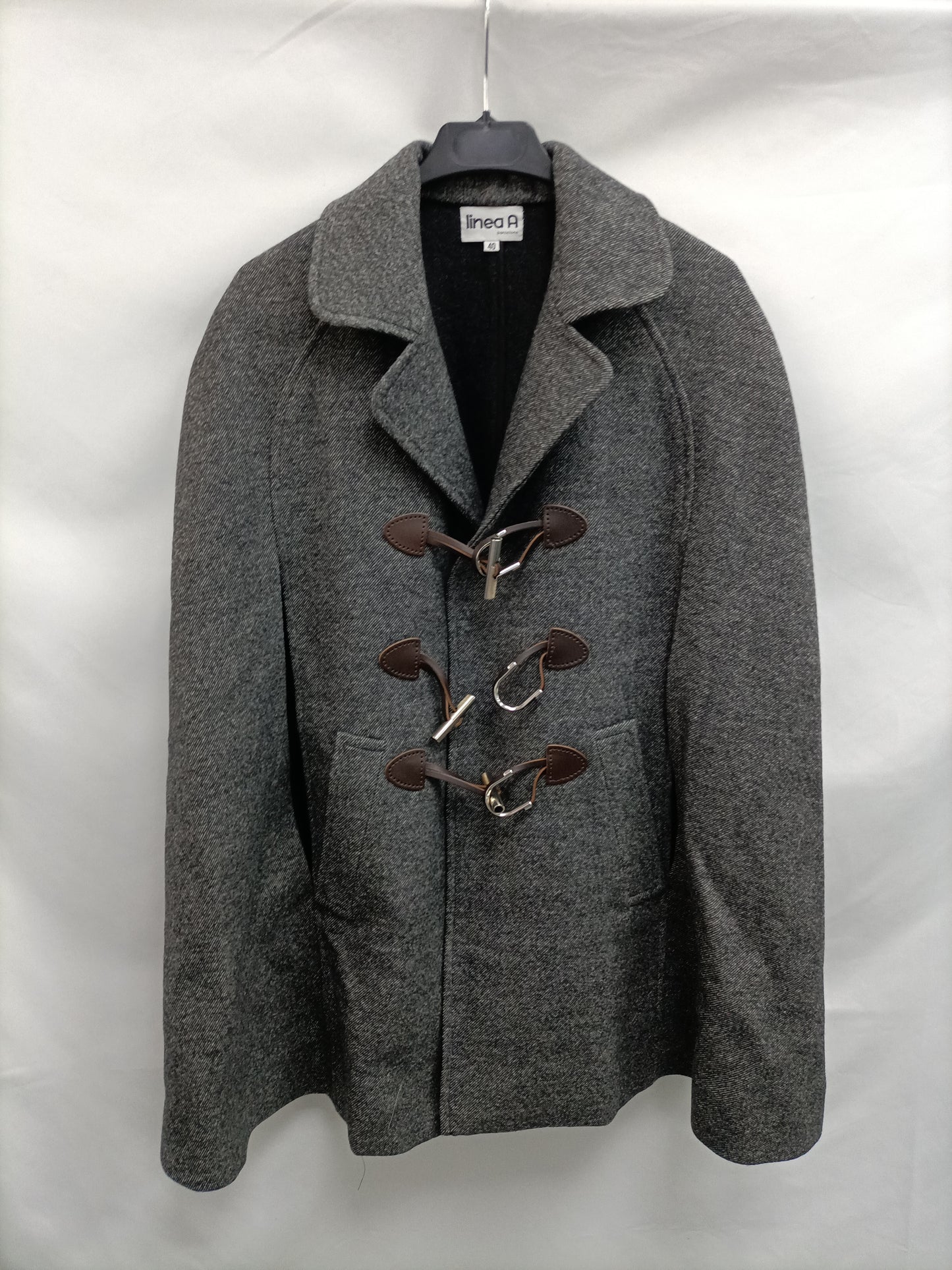 LINE A. Heather grey cape size 40