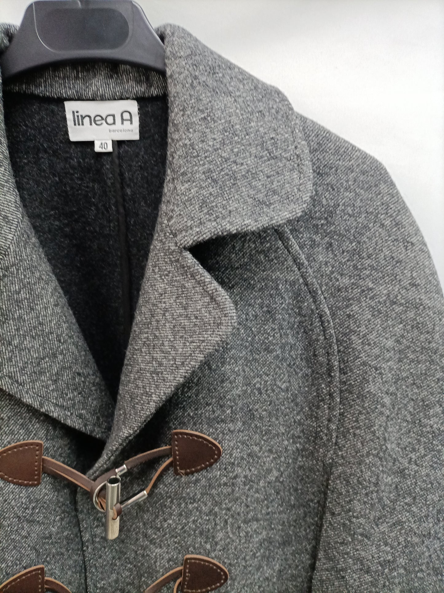 LINE A. Heather grey cape size 40