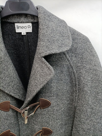 LINE A. Heather grey cape size 40