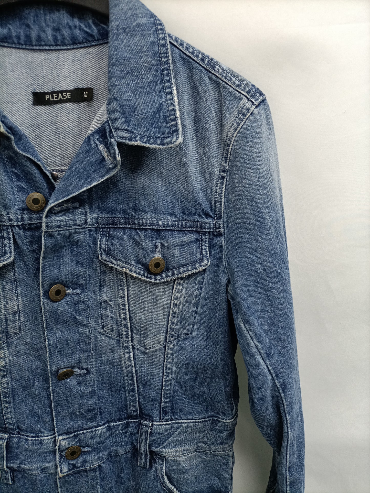 PLEASE. Vestido largo vaquero T.s