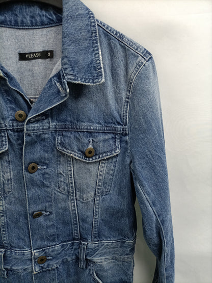 PLEASE. Vestido largo vaquero T.s