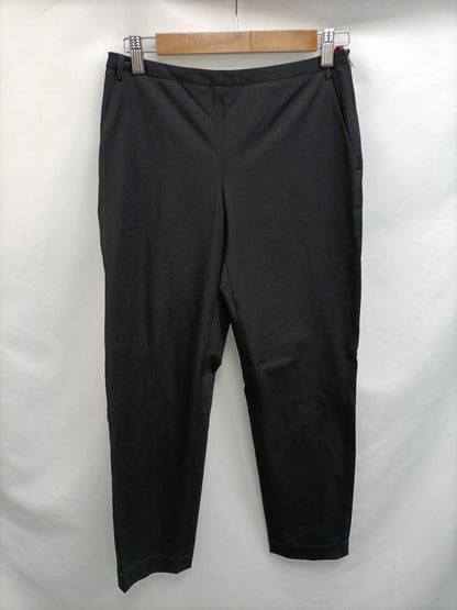 PRADA. Black Lycra trousers, size 38