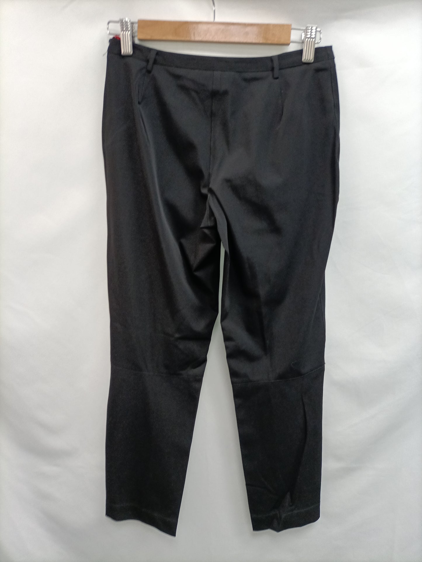 PRADA. Black Lycra trousers, size 38