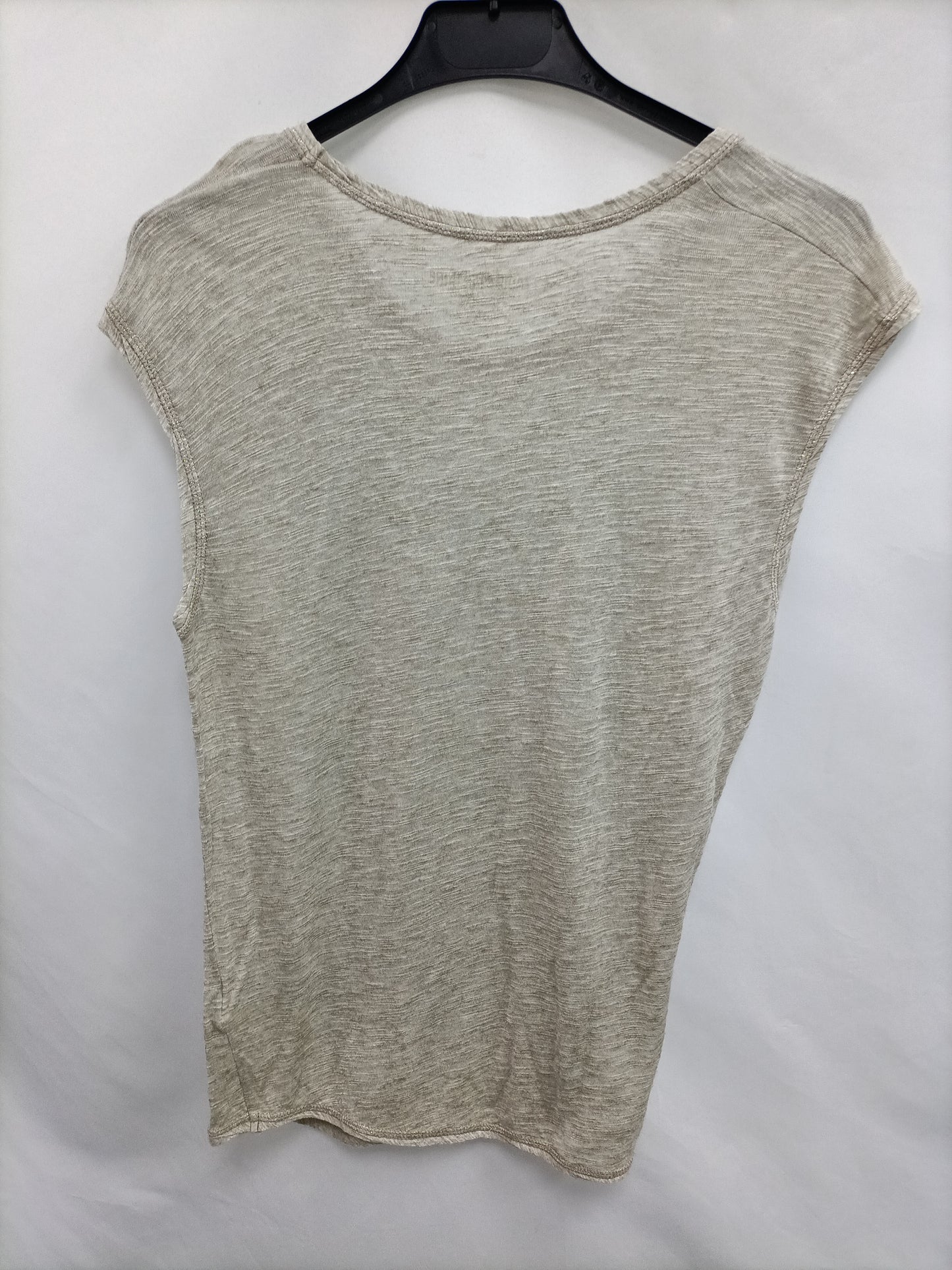 ZADIG &amp; VOLTAIRE. Beige t-shirt with Ts threads