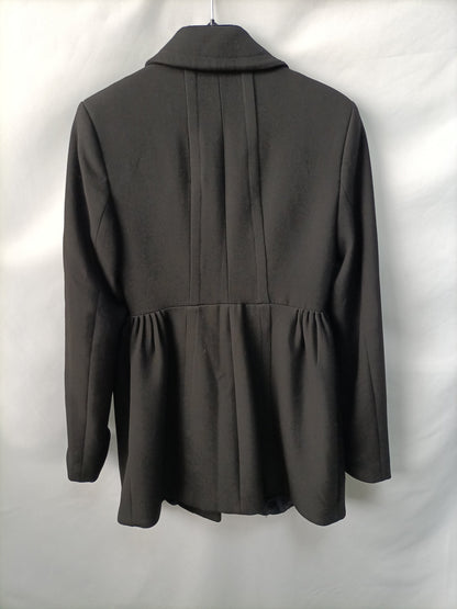 ZARA. Black dress coat Tm