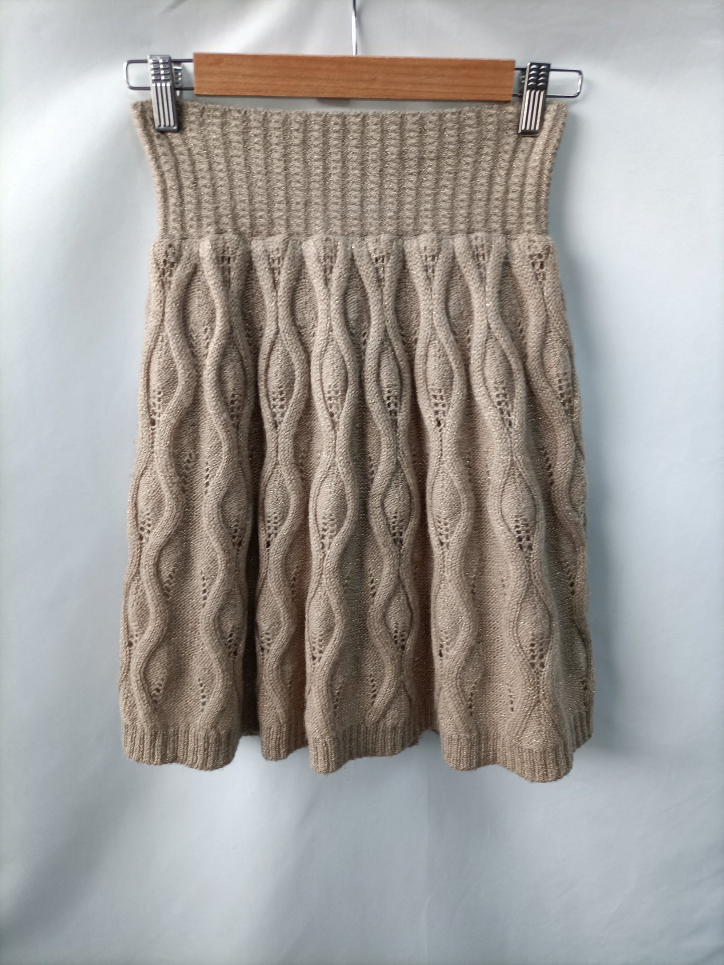 PROMOD.  Falda punto camel T.u(s)