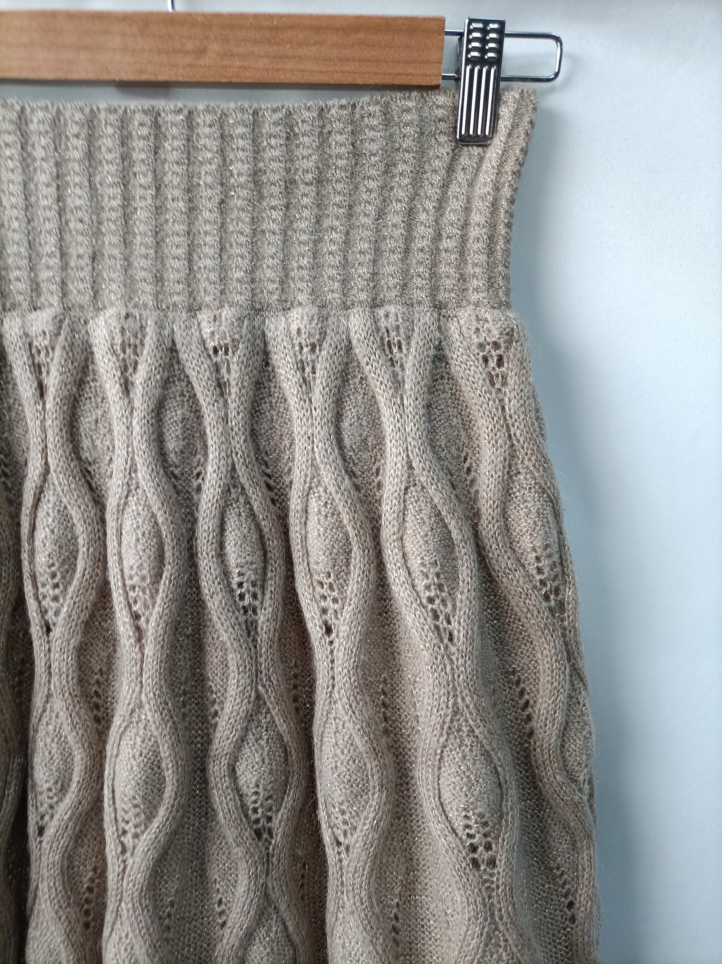 PROMOD.  Falda punto camel T.u(s)