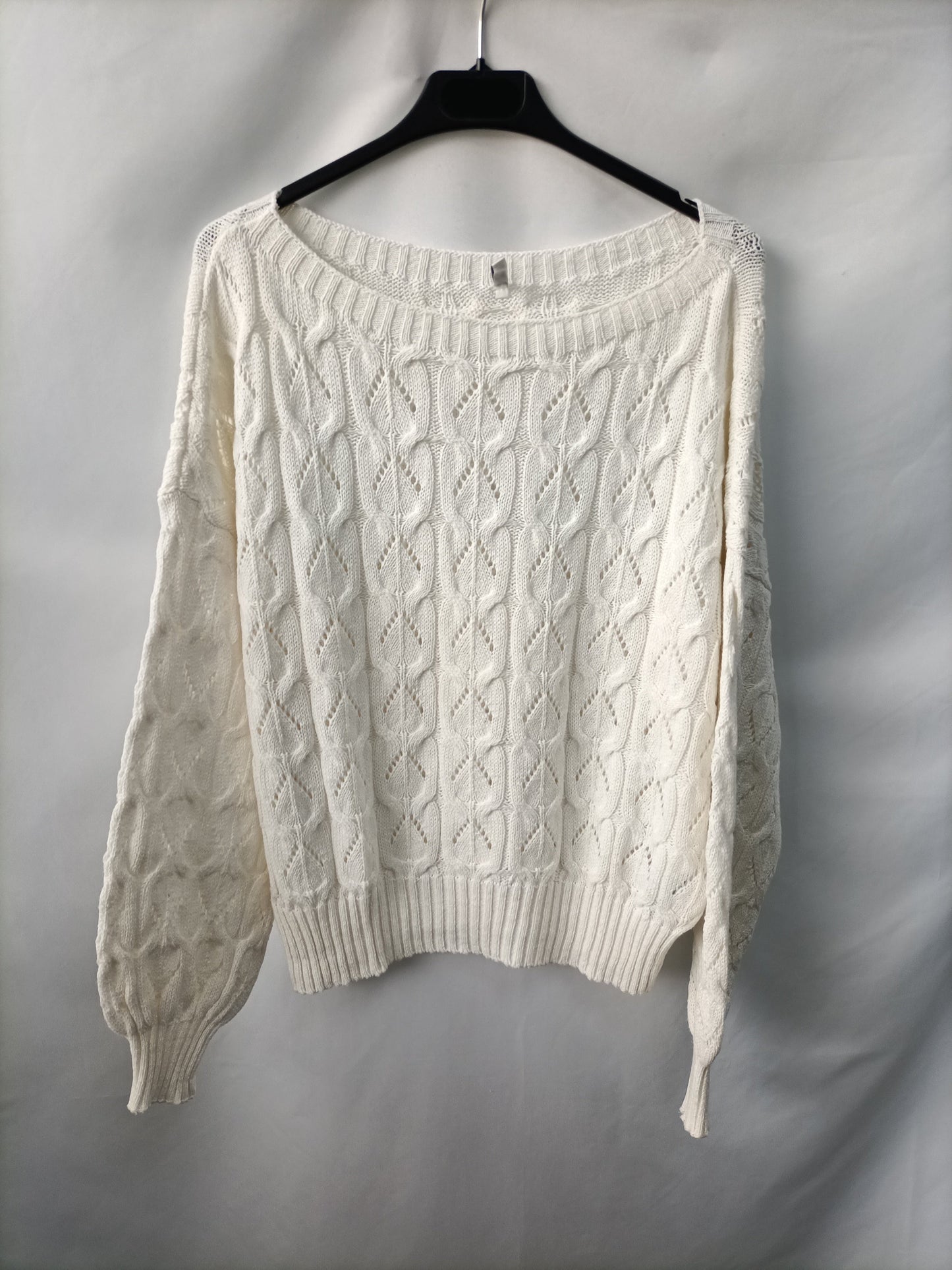 ONLY. Jersey blanco crudo  T.s