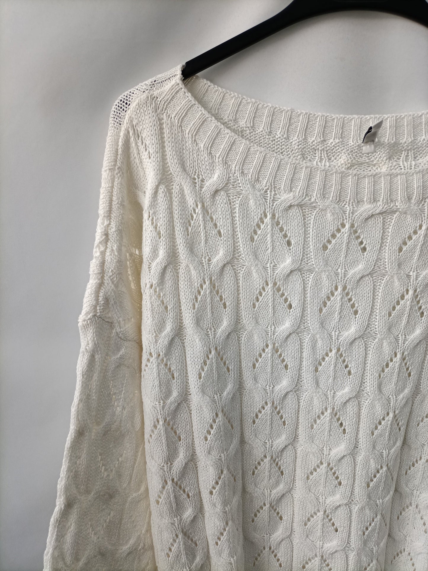 ONLY. Jersey blanco crudo  T.s