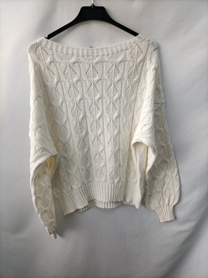 ONLY. Jersey blanco crudo  T.s