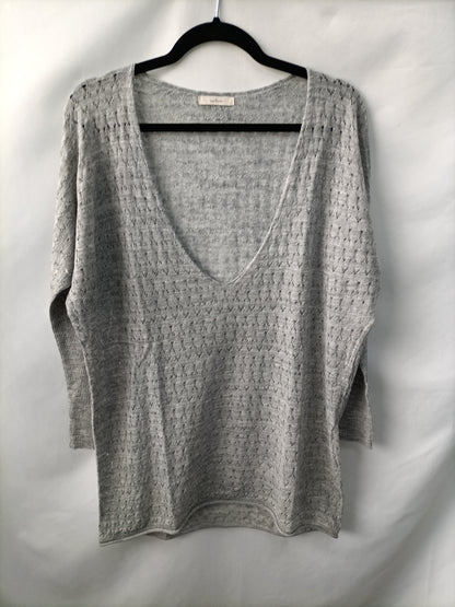 ESE O ESE. Jersey gris oversized   T.u