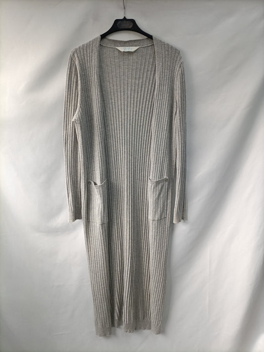 PRIMARK. Cárdigan grid elástico T.s