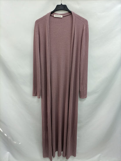 NEW COLLECTION. Long pink cardigan T.1(s)