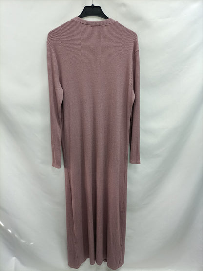 NEW COLLECTION. Long pink cardigan T.1(s)