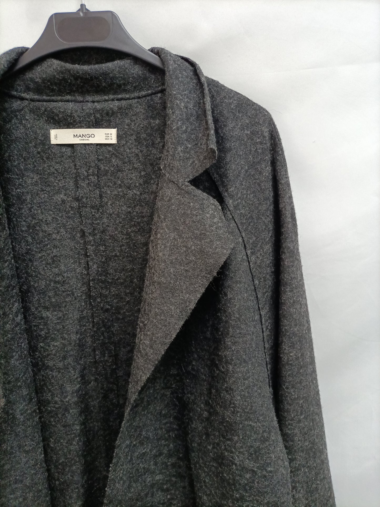 MANGO. Grey cloth jacket Tm