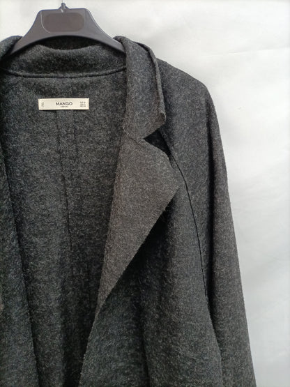 MANGO. Grey cloth jacket Tm
