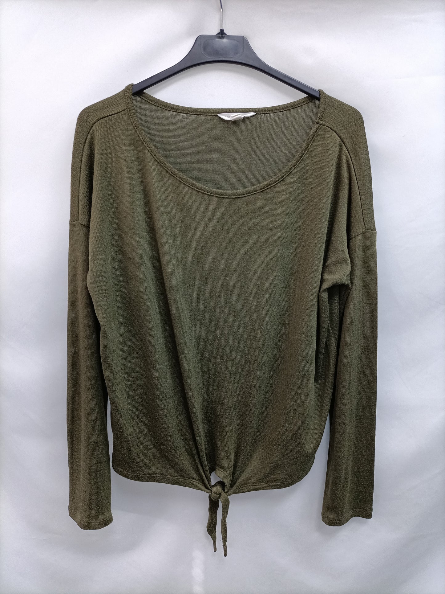 SPRINGFIELD. Camiseta verde lazada T.l