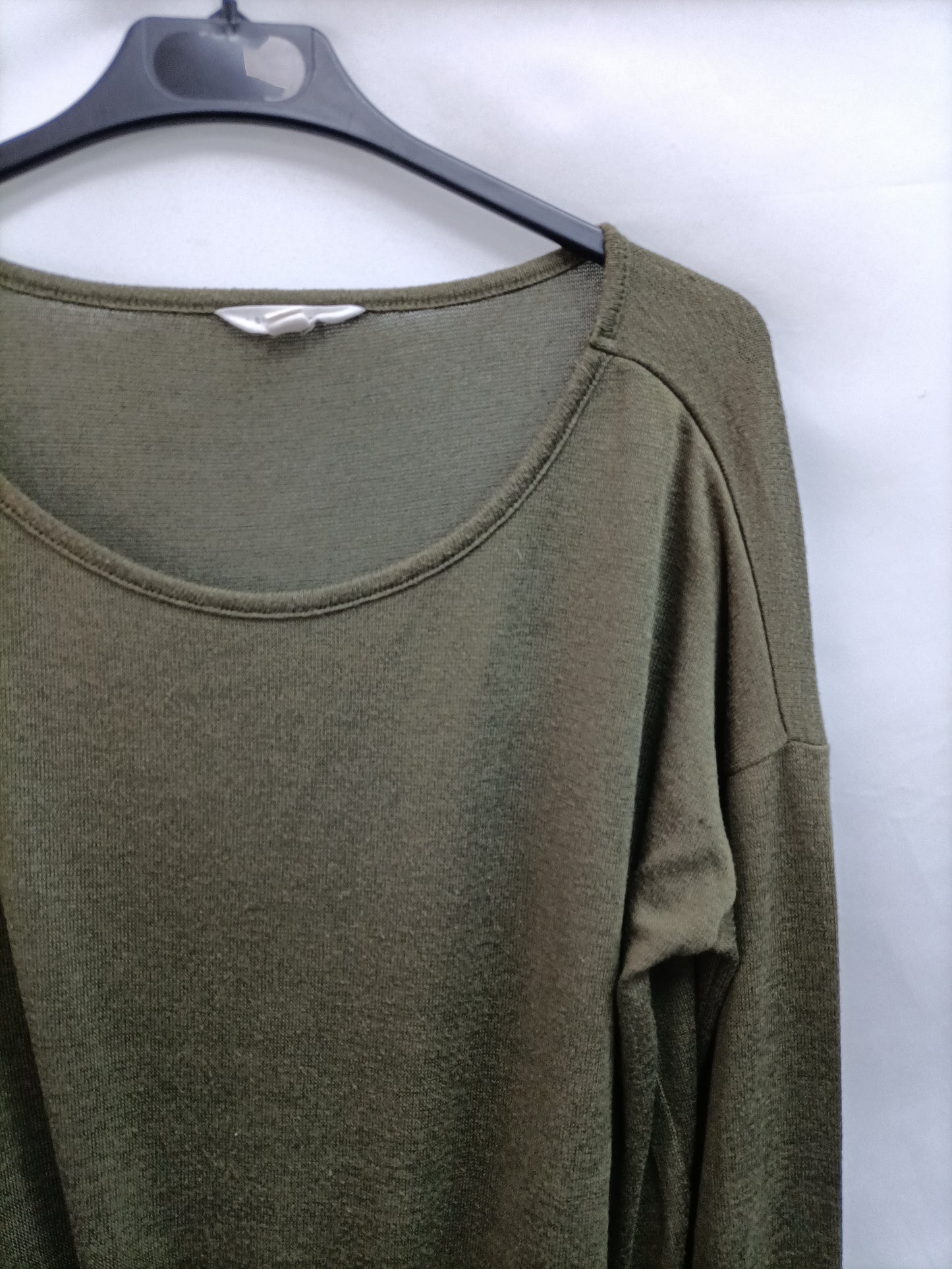 SPRINGFIELD. Camiseta verde lazada T.l