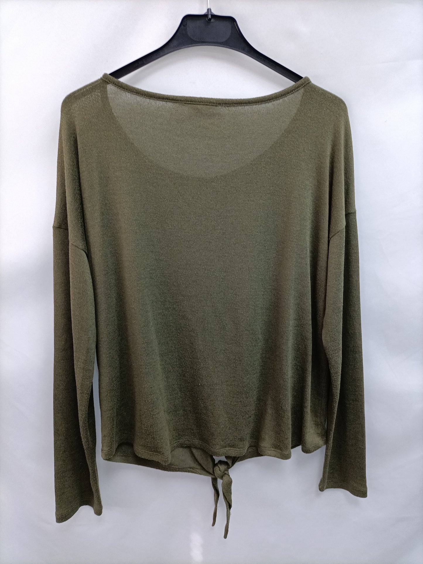 SPRINGFIELD. Camiseta verde lazada T.l