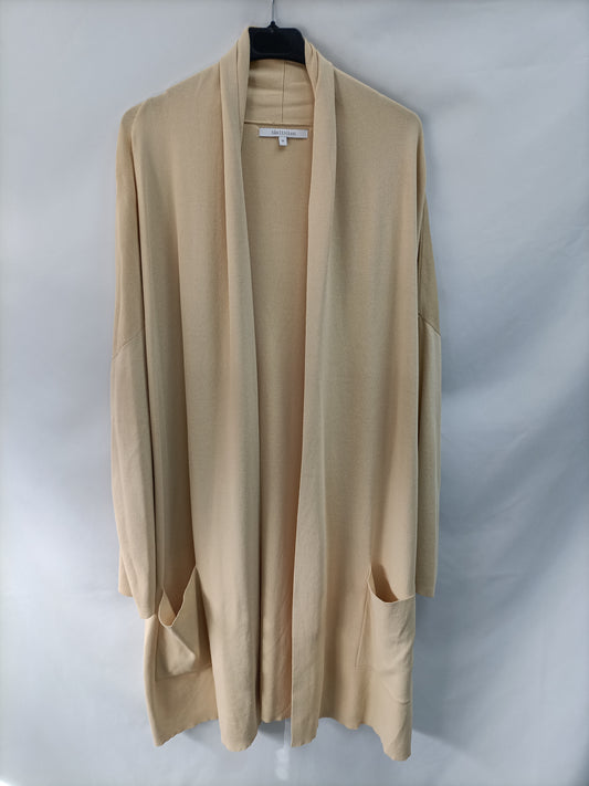 SÍNTESIS. Cárdigan amarillo pastel T.m