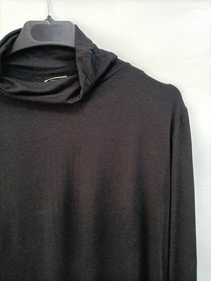 PIMKIE. Black high-neck T-shirt Tl