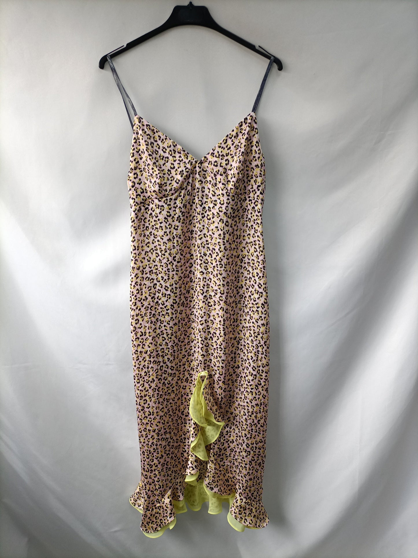 TOPSHOP.Vestido midi lencero T.40 (corresponde a 36)