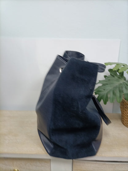 ZARA. Blue shopper bag