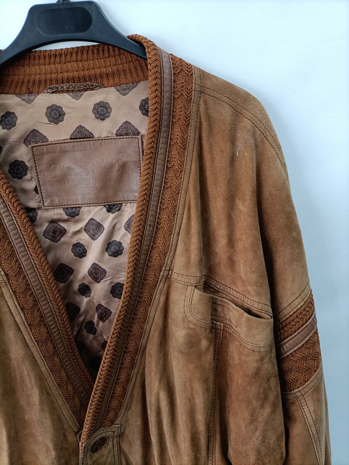 TORRAS. Chaqueta piel Vintage  T.52 (m/l) (tara)