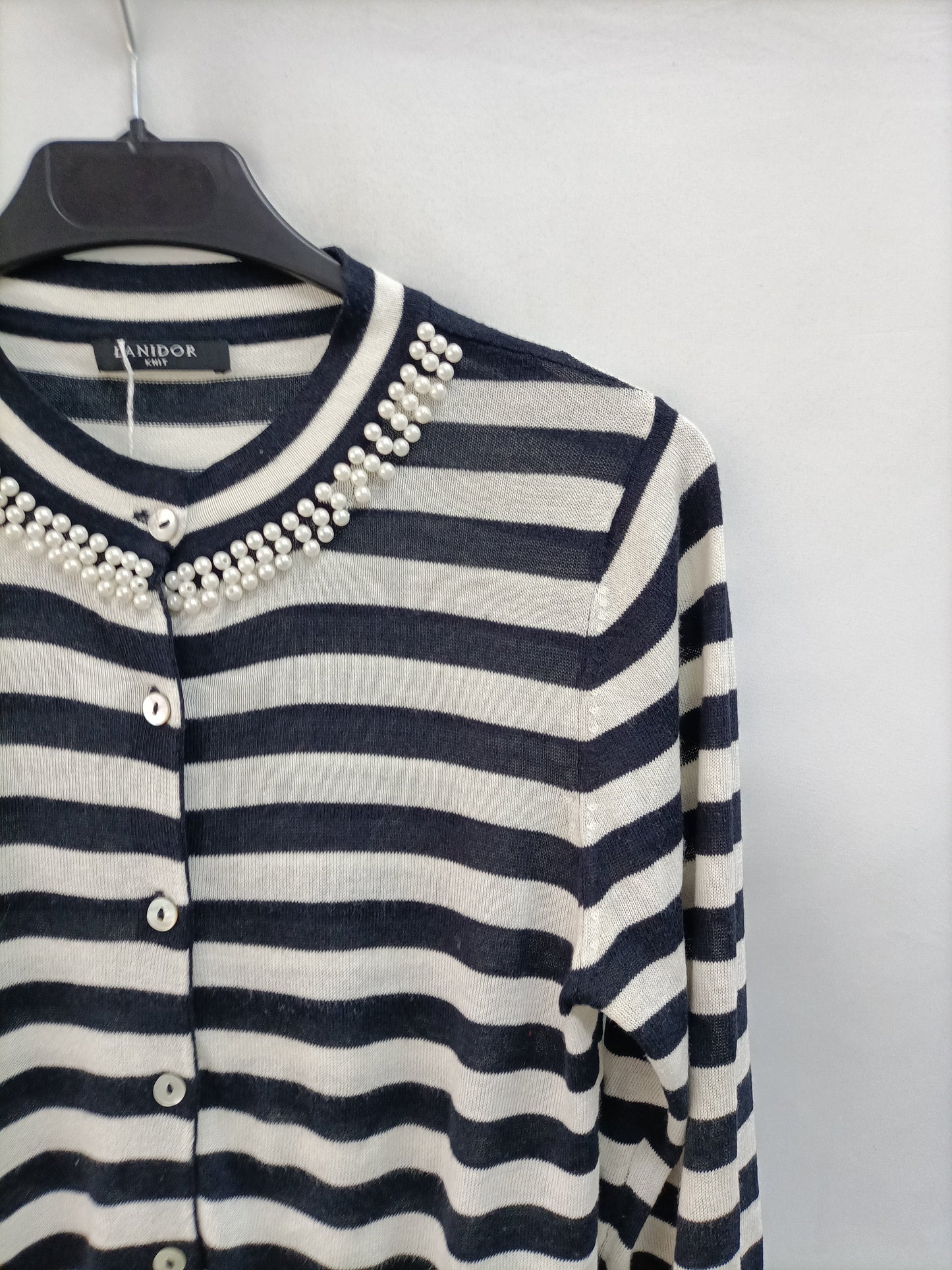 LANIDOR. Rebeca rayas y perlas T.s