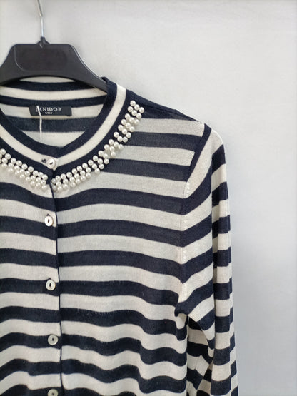 LANIDOR. Rebeca rayas y perlas T.s