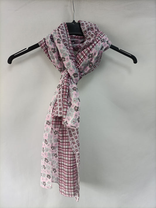 OTHERS. Pink printed scarf