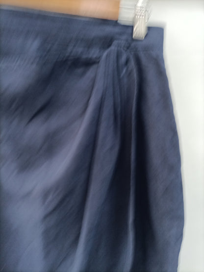 EL CORTE INGLÉS. Blue wrap skirt size 42(36)