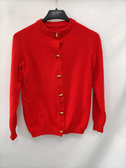 OTHERS. Red cardigan with buttons Your(s)