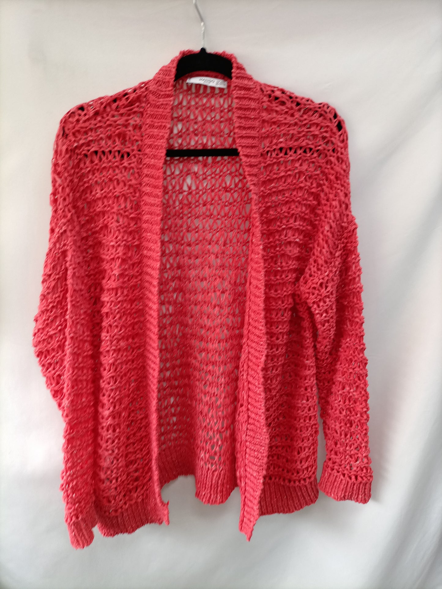 MANGO. Open knit cardigan S/S